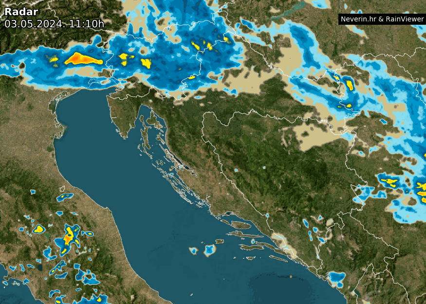 Weather radar Croatia