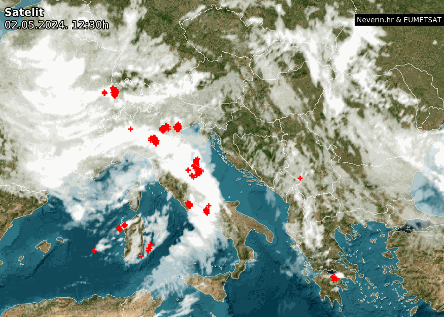 Immagini satellitari Europa